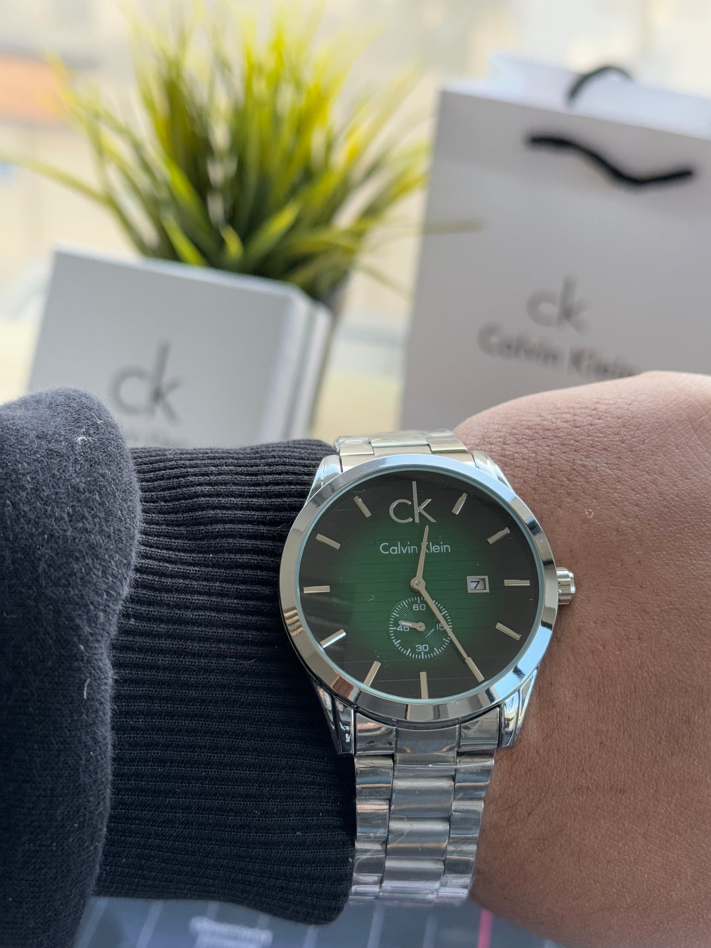 Green Classic Steel ⌚️